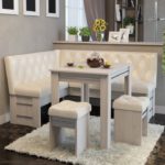 White flowerpot with houseplants