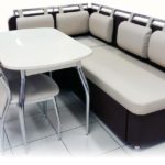 White table on a metal frame