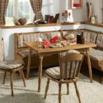 Soft pillows on kitchen furniture