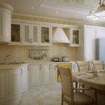 Upholstered chair with hard armrests