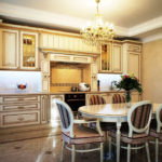 Upholstered chairs with round backs