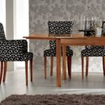 Upholstered chairs with comfortable armrests