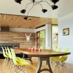 Solid wood dining table