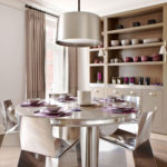 Glossy metal furniture