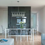 Gray color in the interior of the kitchen