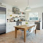 Bright kitchen in a country house