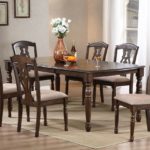 Natural wood dining group