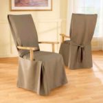 Gray covers for kitchen chairs