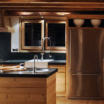 Small kitchen island with sink