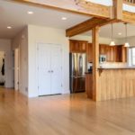 Lacquered wood flooring