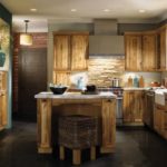 Solid pine kitchen island