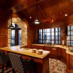 Ceramic tiles on the kitchen floor