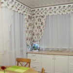 Cortina de tul blanca corta