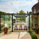 Cuisine d'été en polycarbonate sur structure métallique