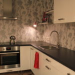 Papier peint vinyle gris