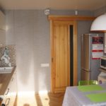 Porte coulissante en bois