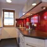 Tablier brillant rouge