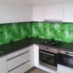 Tablier vert en plastique acrylique