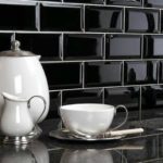 Azulejos negros brillantes