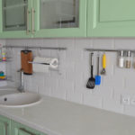 Tablier en céramique blanche