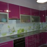 Keukenschort van gehard glas