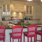 เก้าอี้บาร์สีชมพู