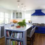 เครื่องดูดควันสีน้ำเงินเข้ม