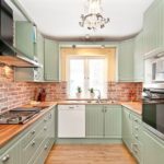 Backstein Küchenschürze