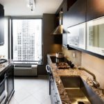 Spülbecken in Kunststein-Arbeitsplatte