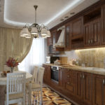 Hölzernes fertiges lineares Set