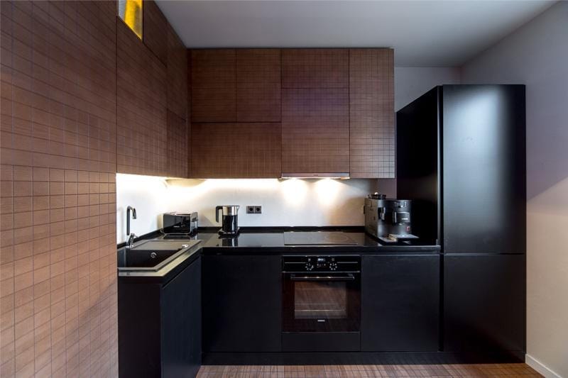 Madera de fresno en un estilo contemporáneo.