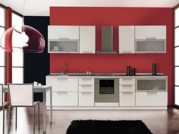 Panel plastik untuk dapur.