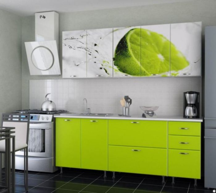 ห้องครัวสไตล์สีเขียว