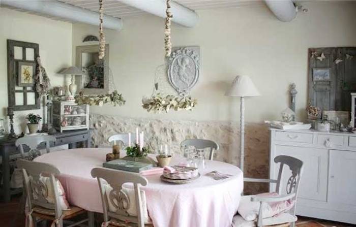 Photos dans le style du shabby chic.