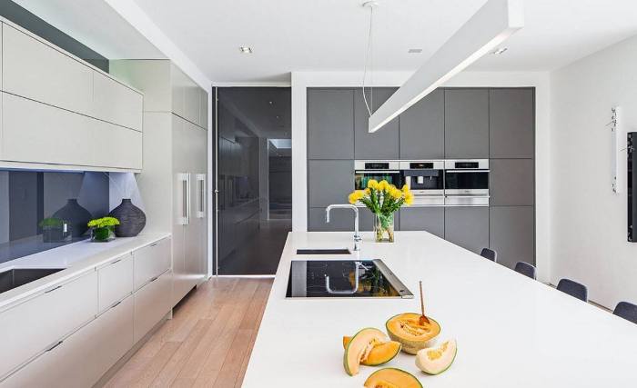 Agencement d'une cuisine moderne.