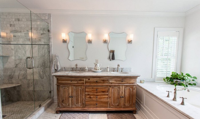 Meubles pour la salle de bain.