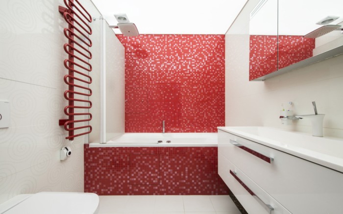 Minimalisme de la salle de bain.