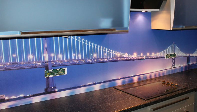 Tablier de cuisine en plastique avec un pont