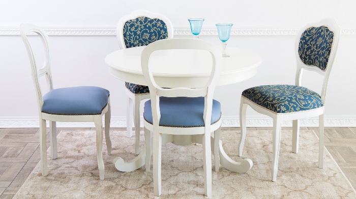 Sedie morbide per la cucina.