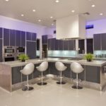 Spacious high-tech kitchen