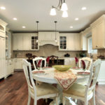 Lighting in a classic style kitchen