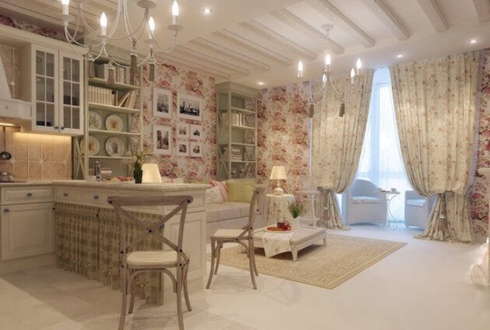 Paul dans le style du shabby chic.