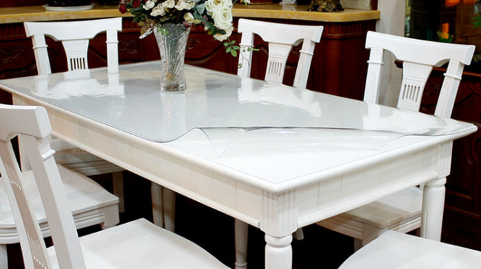 The size of the silicone tablecloth.