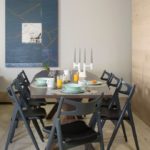 Mobilier gri în designul bucătăriei