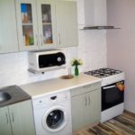 O fotografie reală a unei bucătării de 9 pătrate