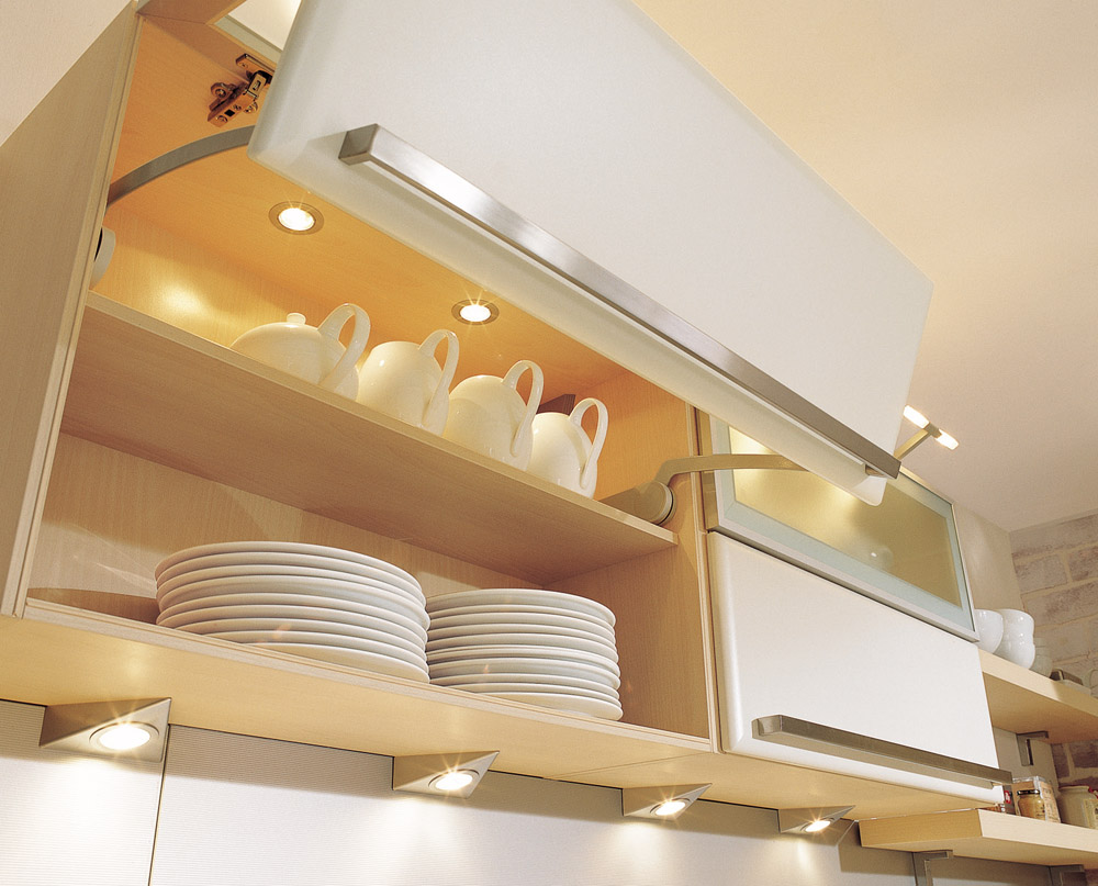 Kitchen cabinet locker lights