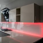 Rote Vorfeldbeleuchtung