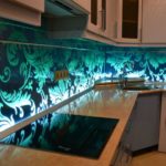 Schöner Höhepunkt einer Glasschürze