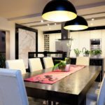 Große Lampenschirme in Schwarz