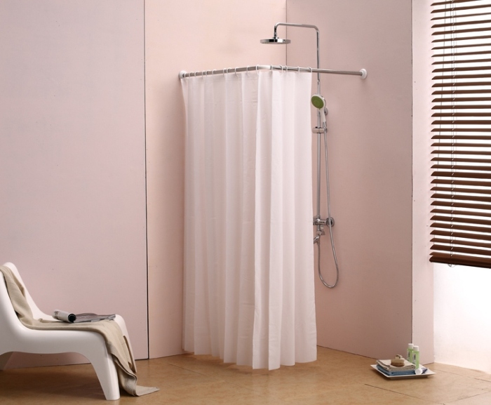 Types de gouttières dans une salle de bain.